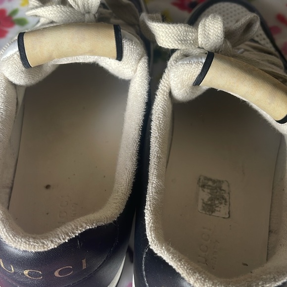 GUCCI Screener logo web stripe sneakers - Picture 3 of 12